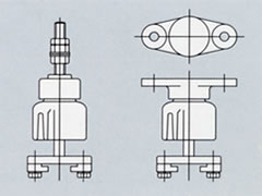 Downward insulators